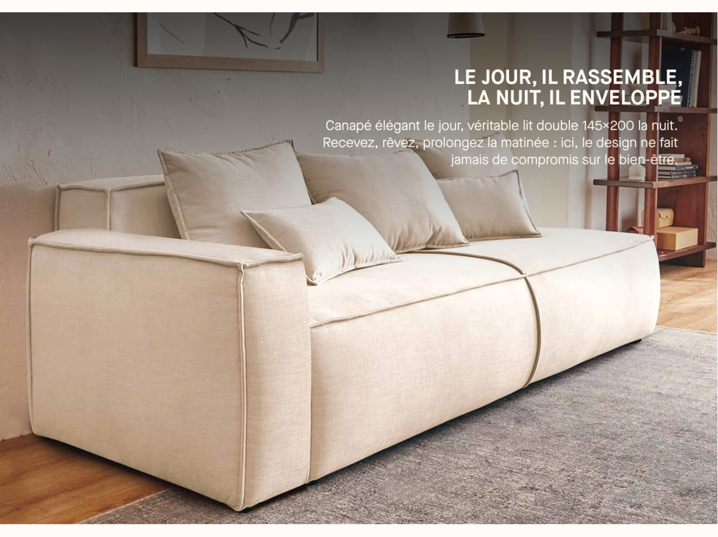 Divano letto FOLIA