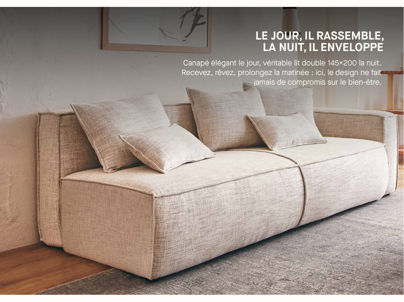 Divano letto FOLIA
