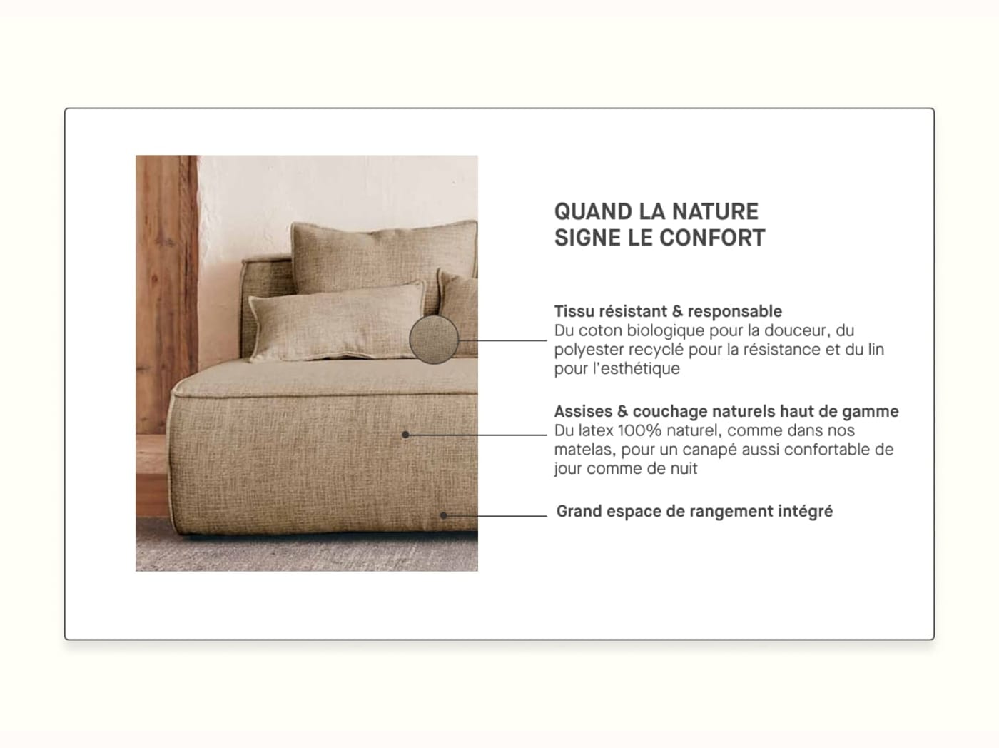 Divano letto FOLIA
