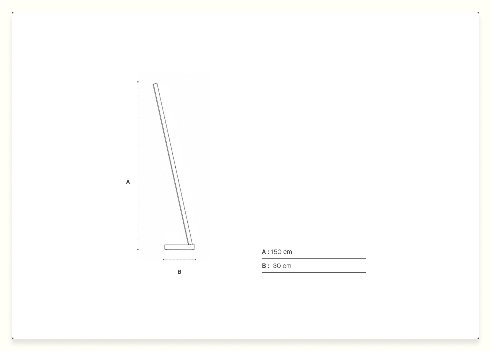 Lampada da terra a LED in legno NYNE