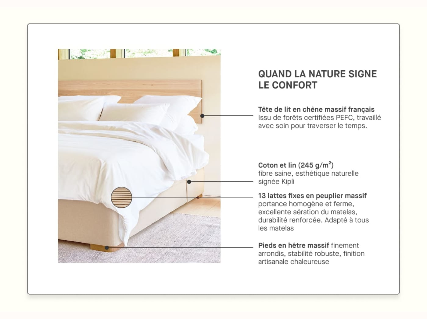 Letto imbottito con cassetti premium - LE LAC