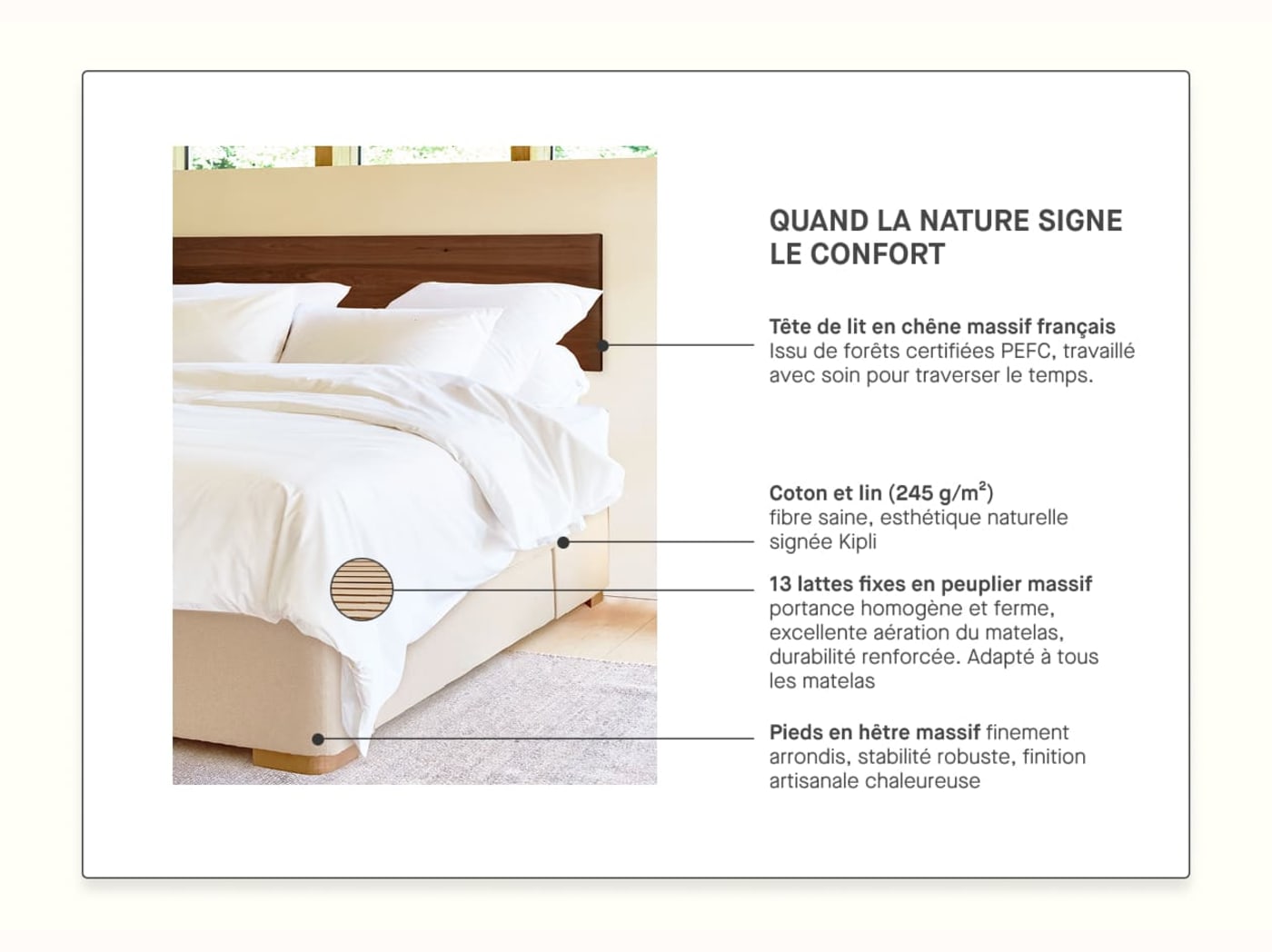 Letto imbottito con cassetti premium - LE LAC