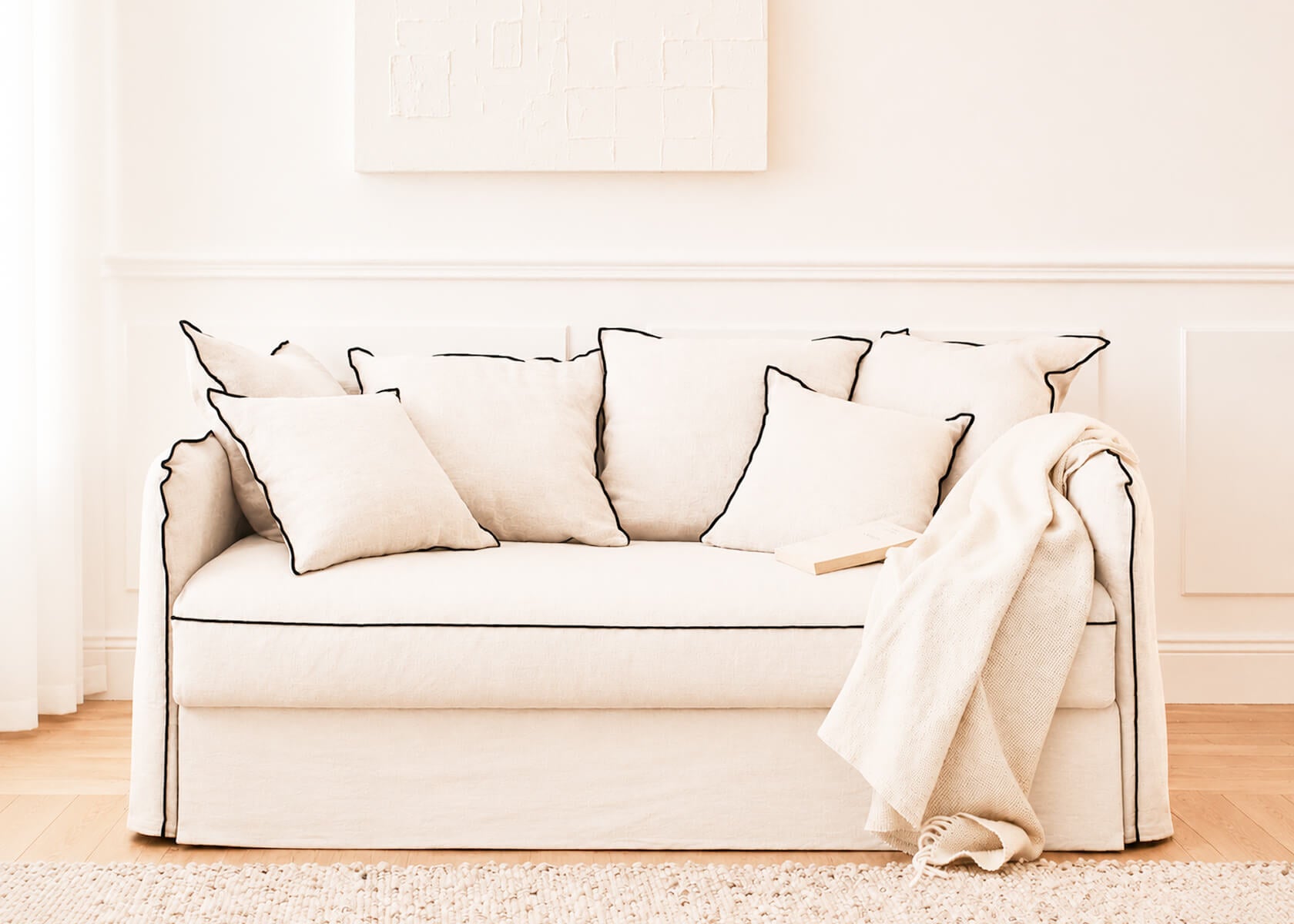 Kipli-Schlafsofas in natürlichen Farben