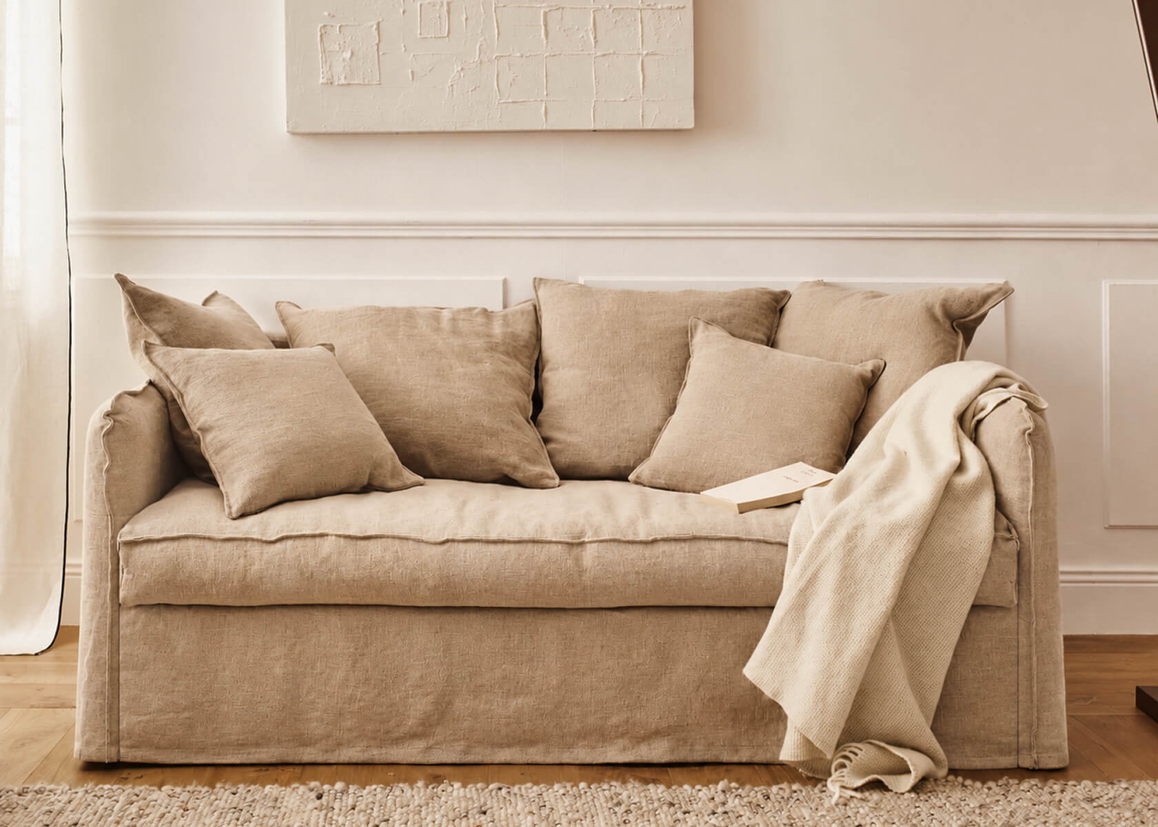 OLIA-sovesofa i hør – Kipli