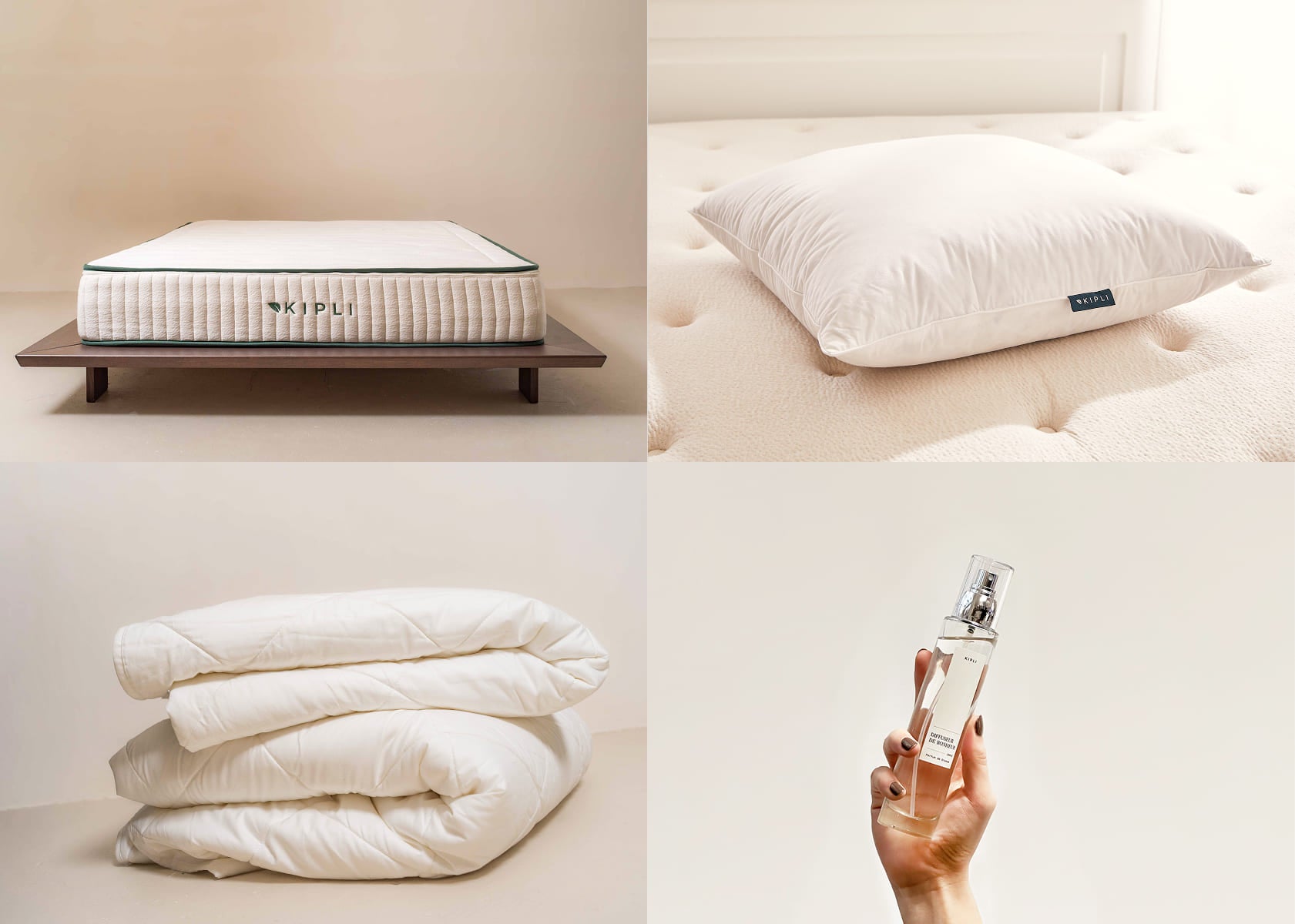 Pack - Grand Reset (Matelas, couette, oreiller, diffuseur)