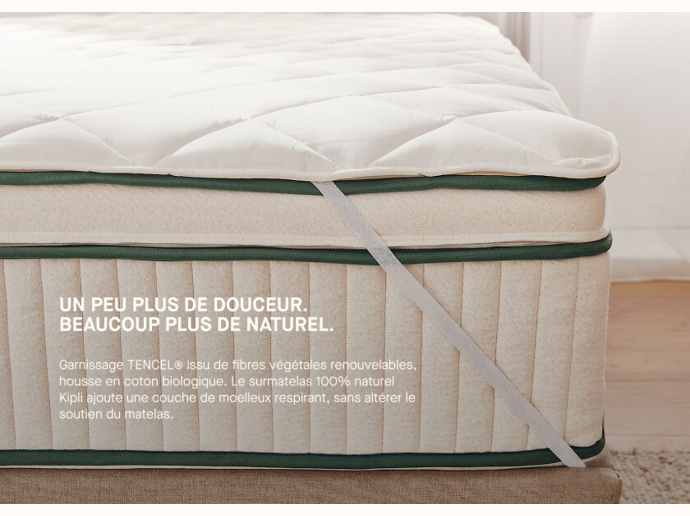 Coprimaterasso 100% naturale