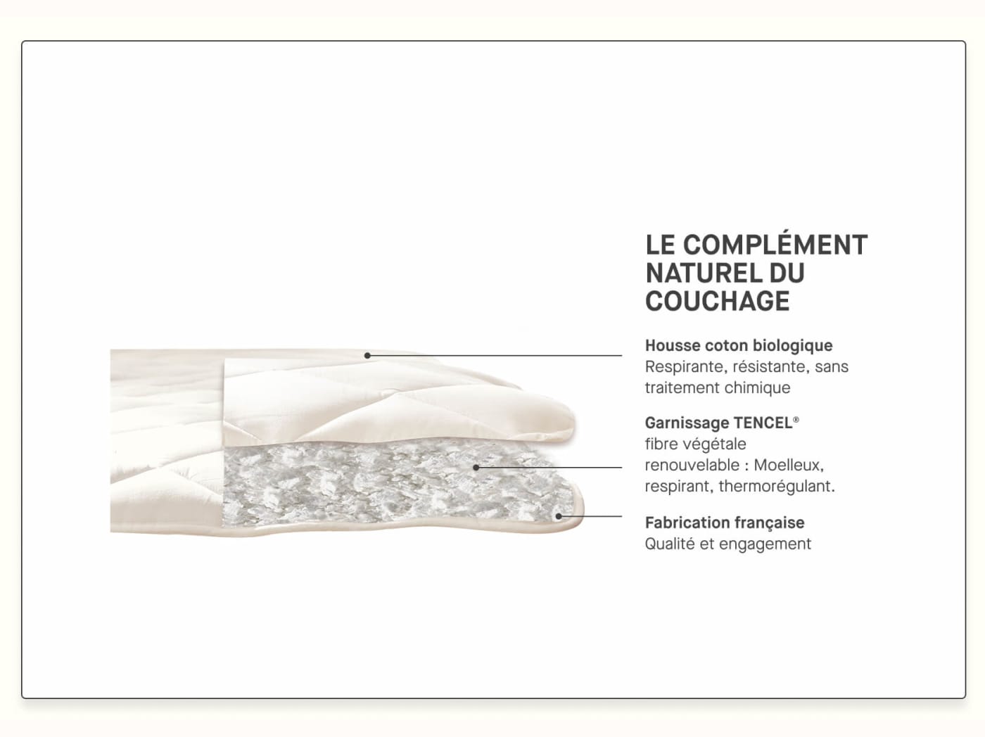 Coprimaterasso 100% naturale