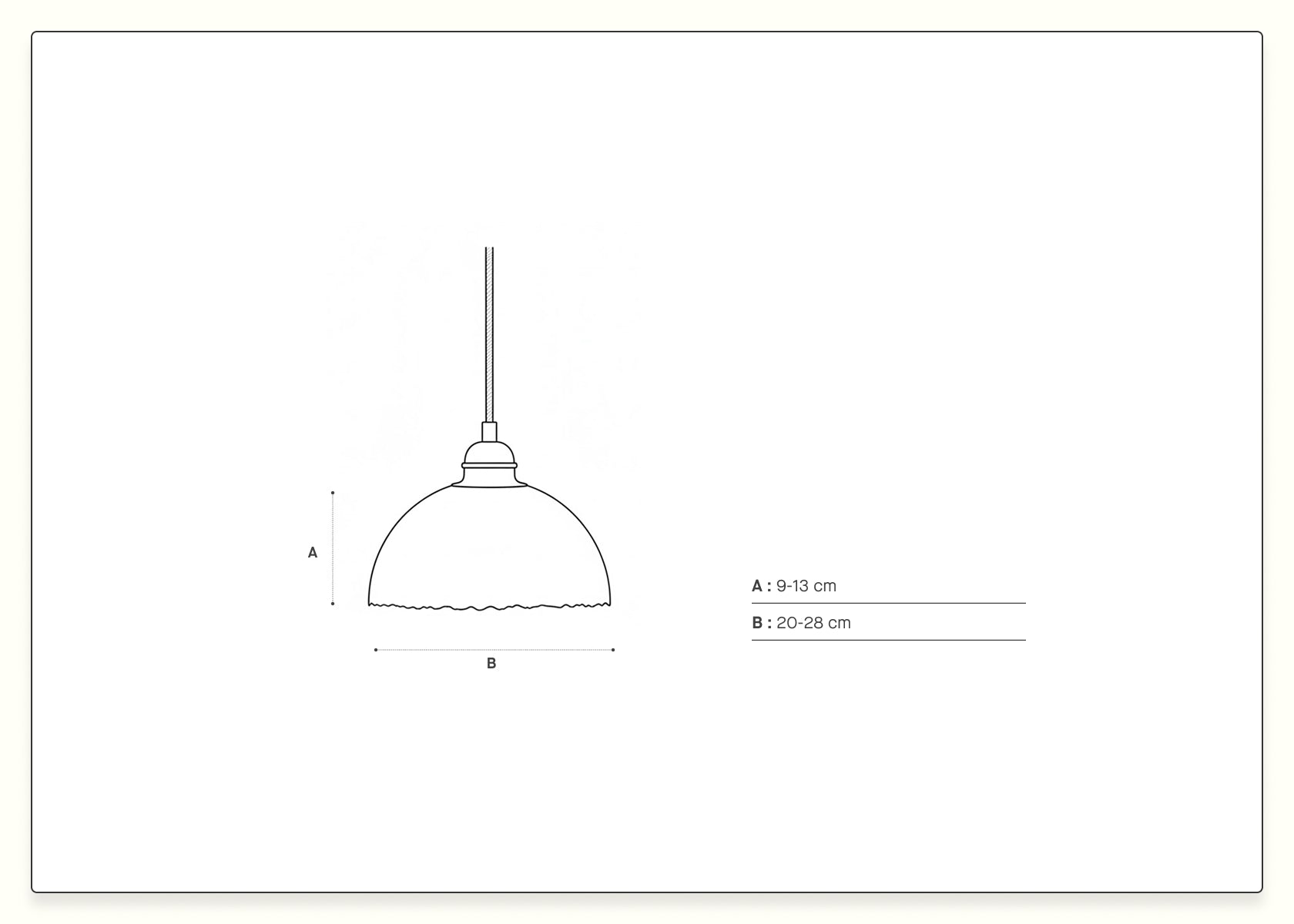 Lampada a sospensione in cartapesta LUNA - Ana Ro x Kipli