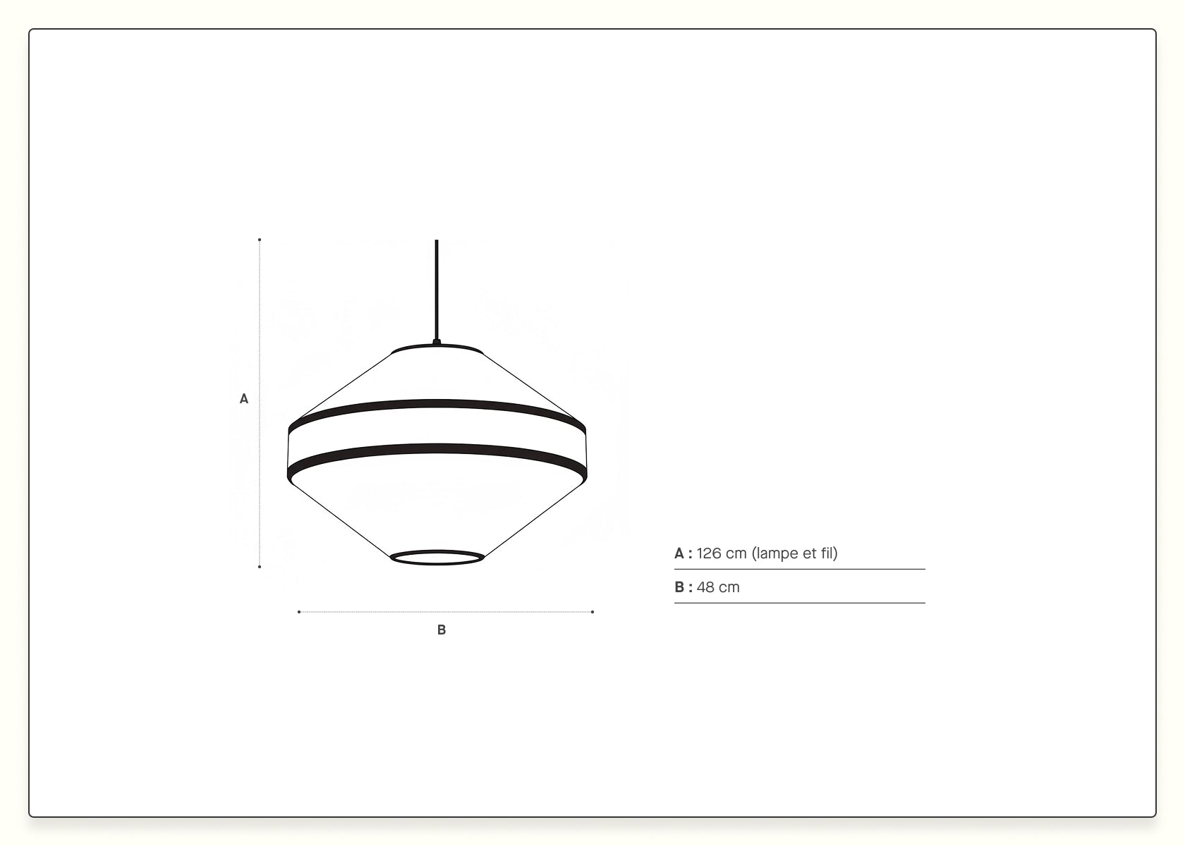 Suspension en lin PURE