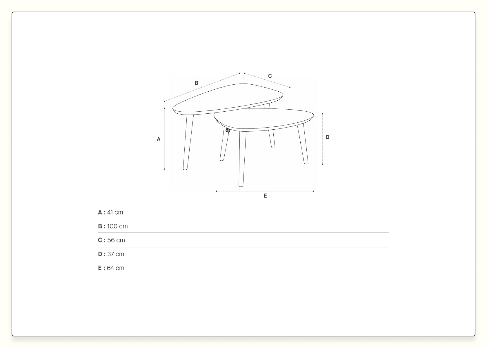 Table basse en bois - TIZU x Kipli