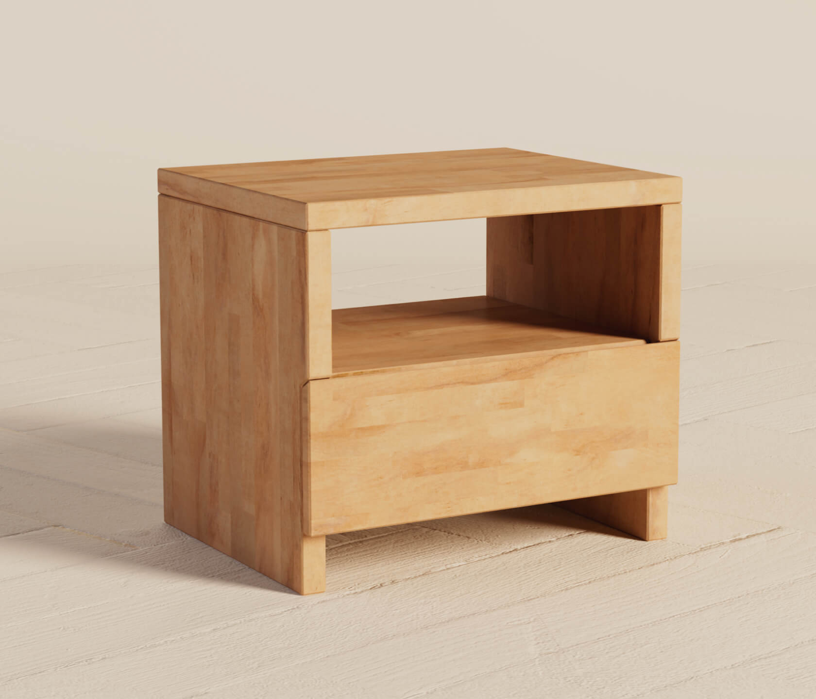 Comodino in legno massello AVA