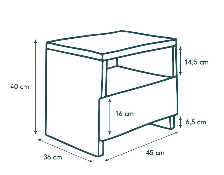 Plan Pour Fabriquer Une Table De Chevet En Bois Table de chevet bois massif | Mobilier sain et responsable | Kipli