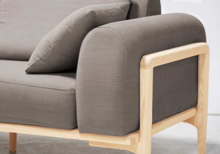 Canapé bois massif ARCO – Kipli - Le mobilier durable et naturel