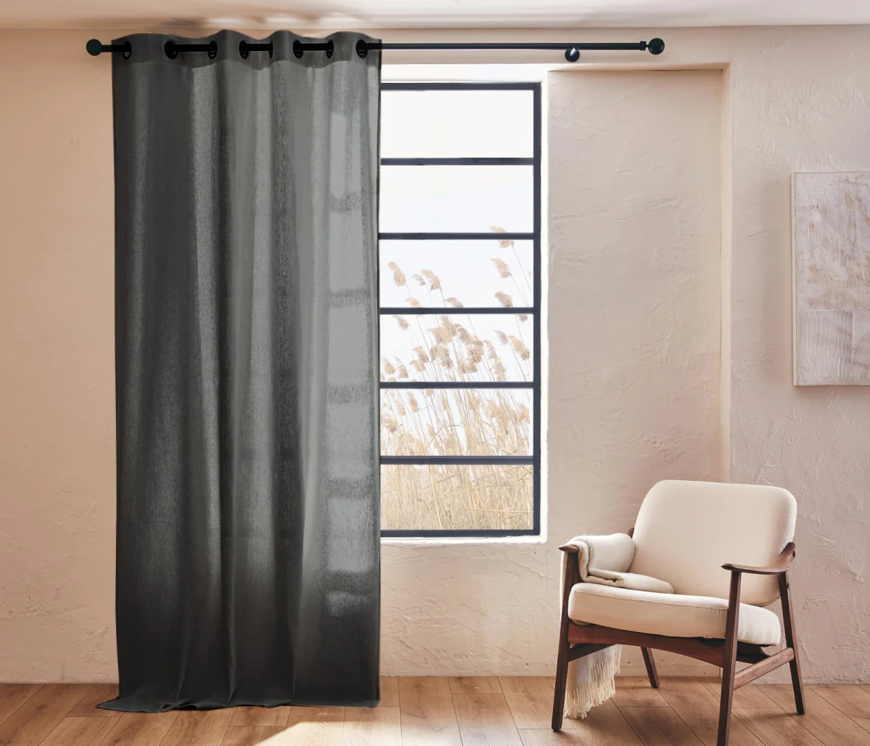 Tenda in lino naturale ALYA