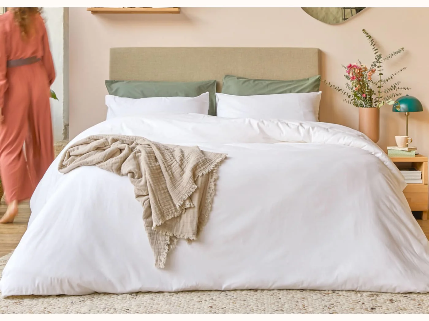 Federa in cotone bio per cuscino