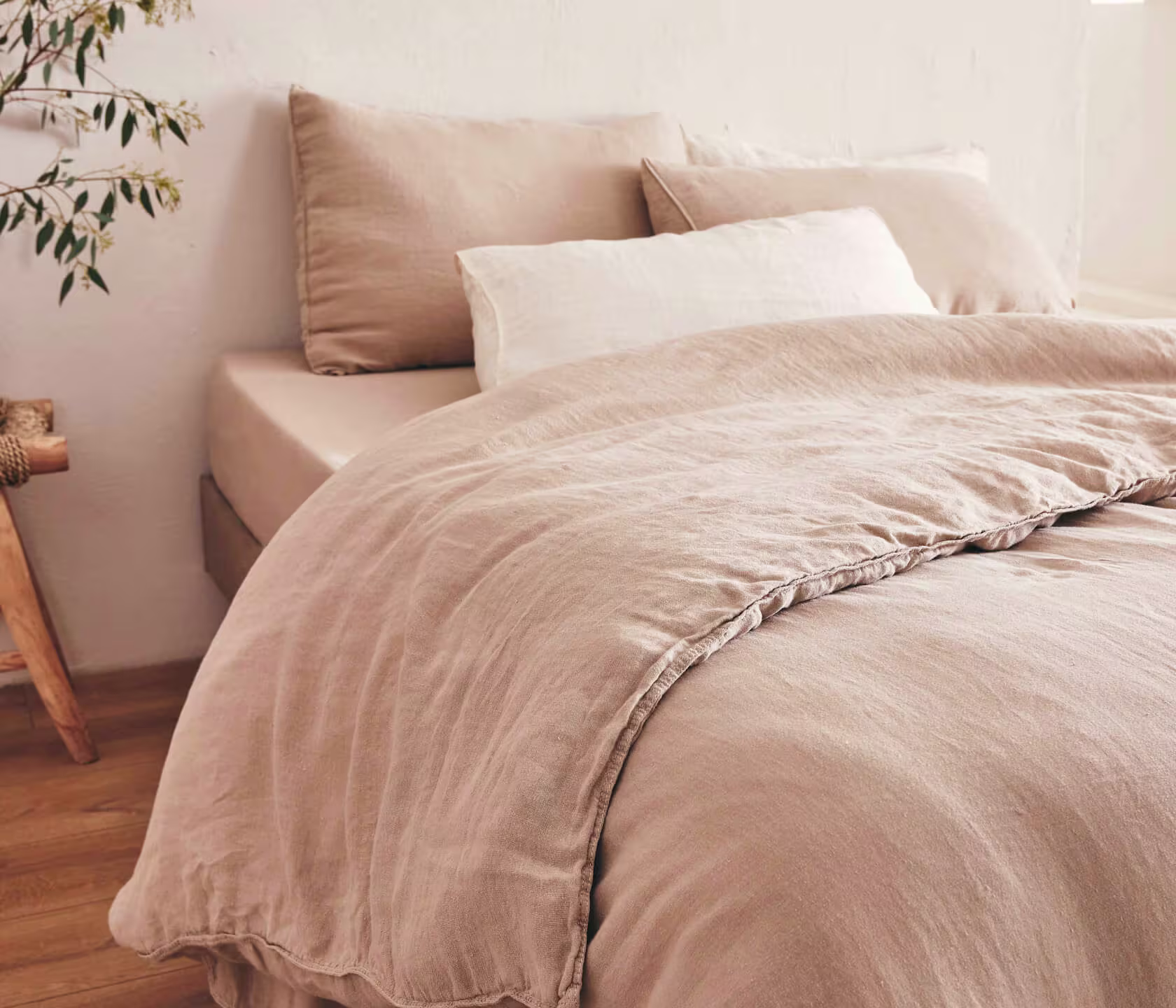 Parure de lit en chanvre