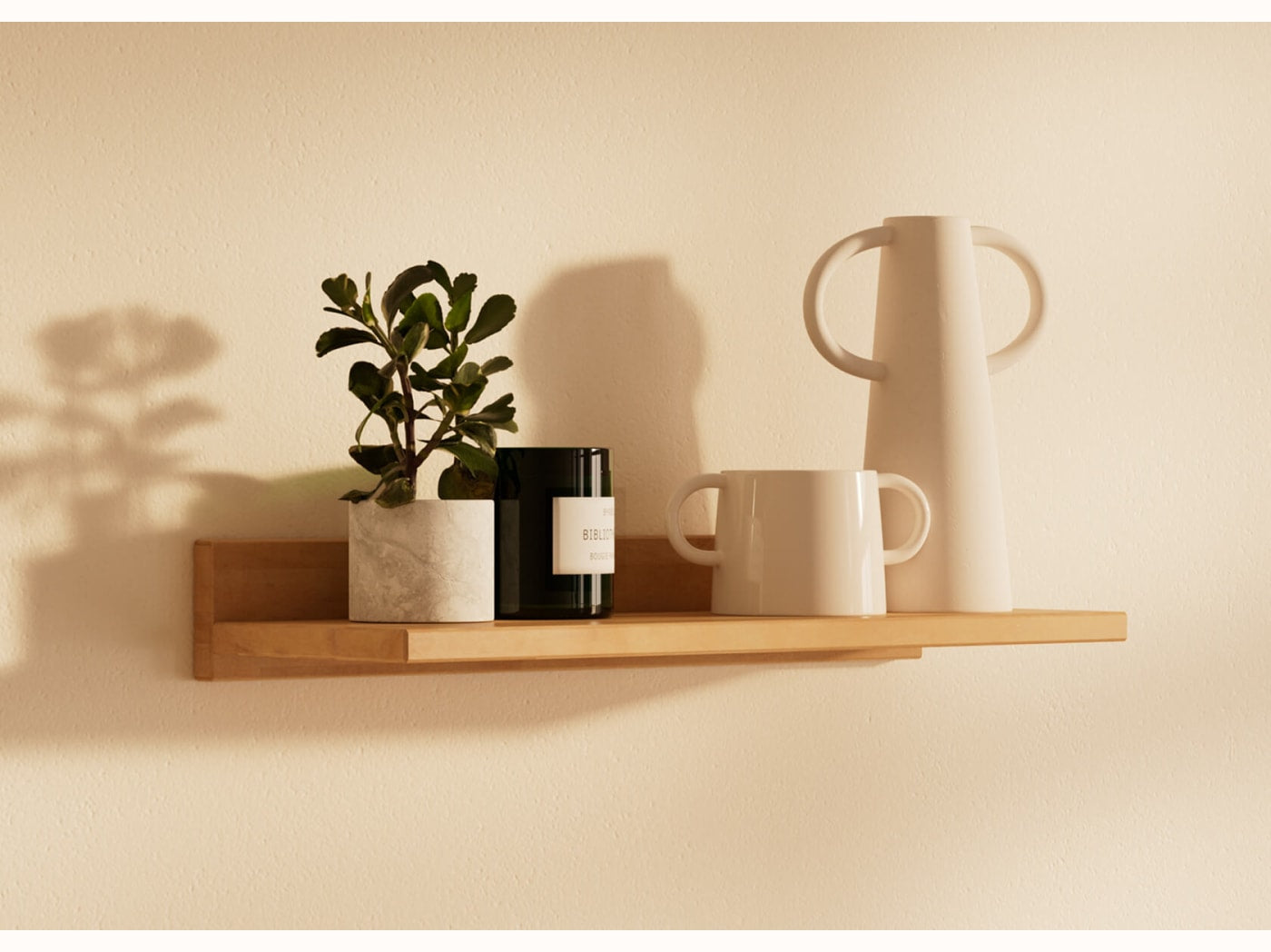 Mensola in legno massiccio AVA