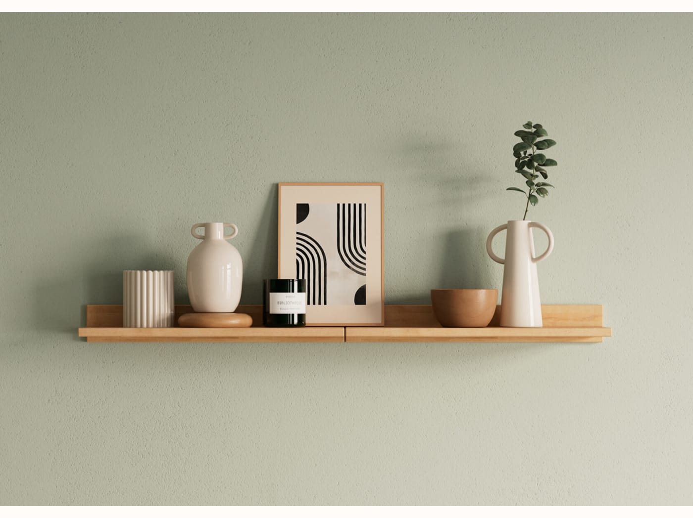 Mensola in legno massiccio AVA