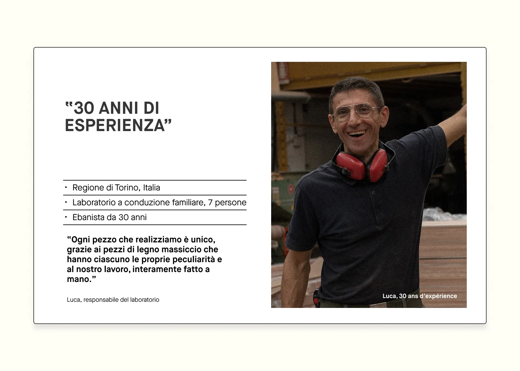 Letto legno massiccio LUCA