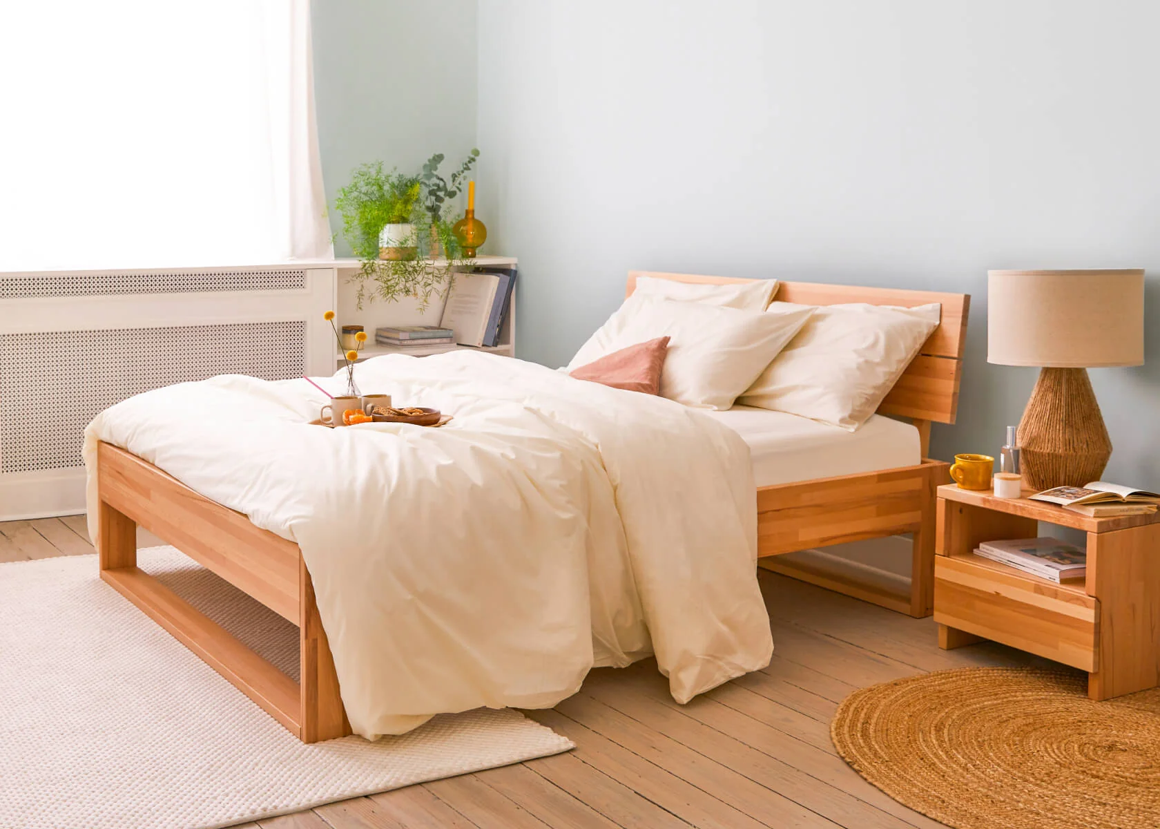 Letto in legno massiccio AVA