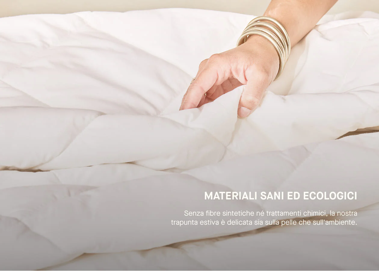 Piumino estivo naturale