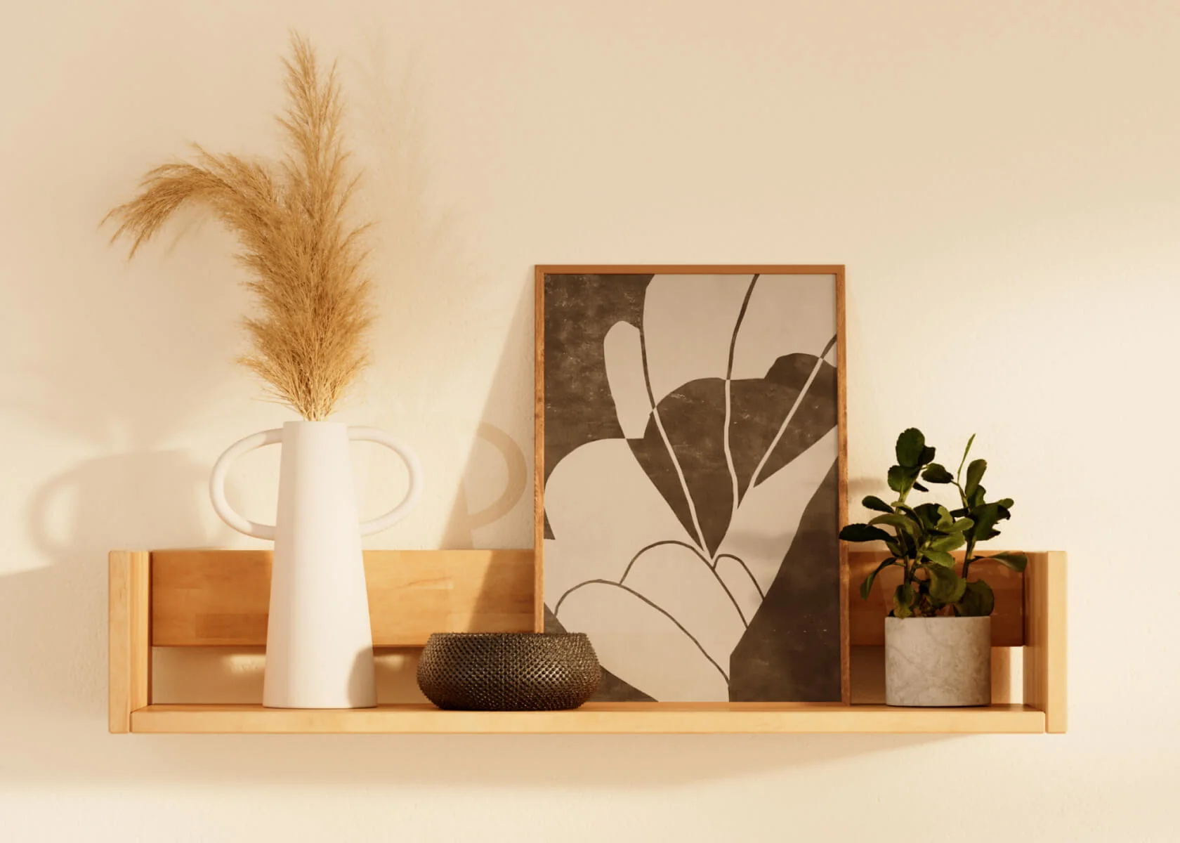 Mensola in legno massiccio AVA