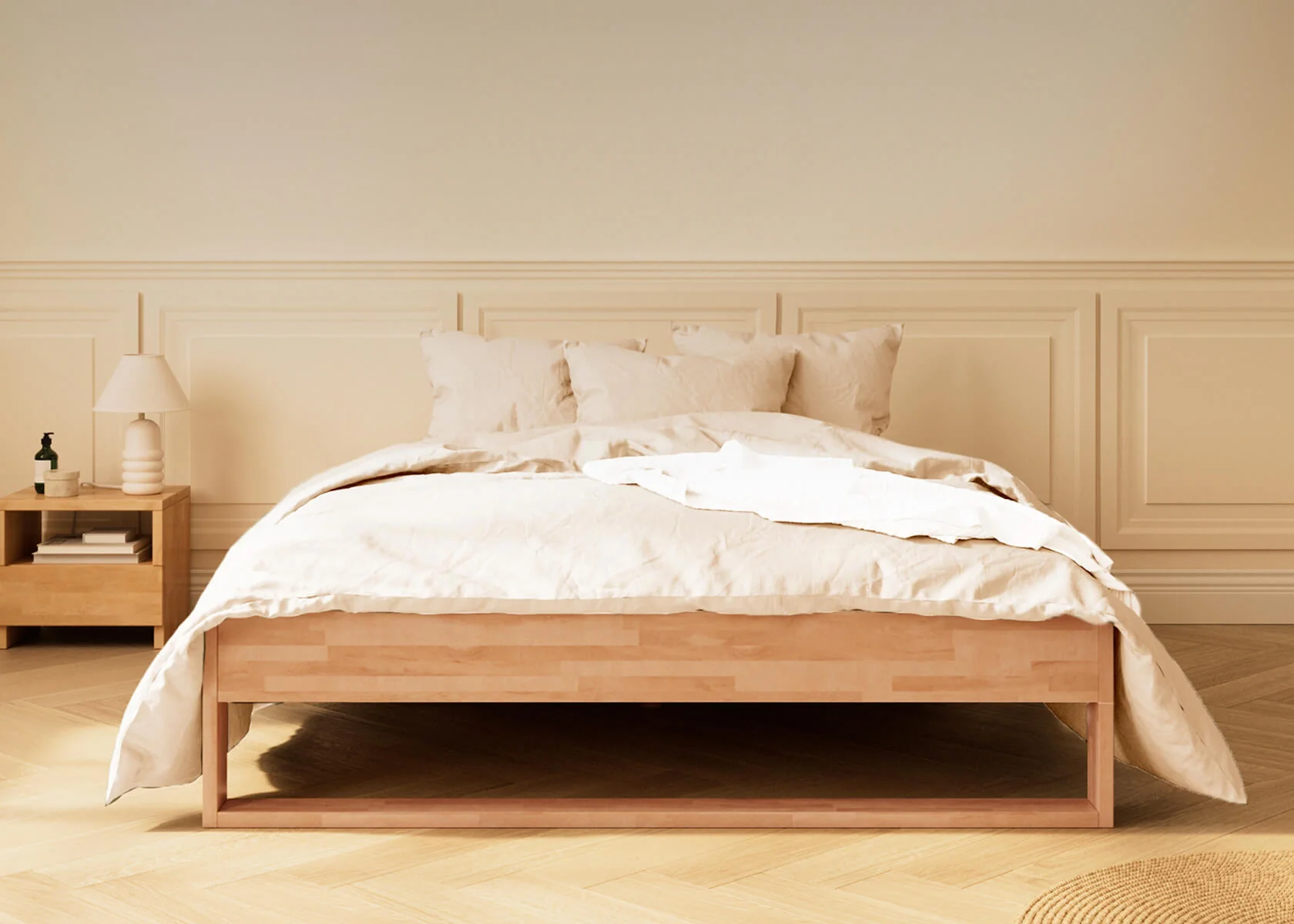 Letto in legno massiccio AVA