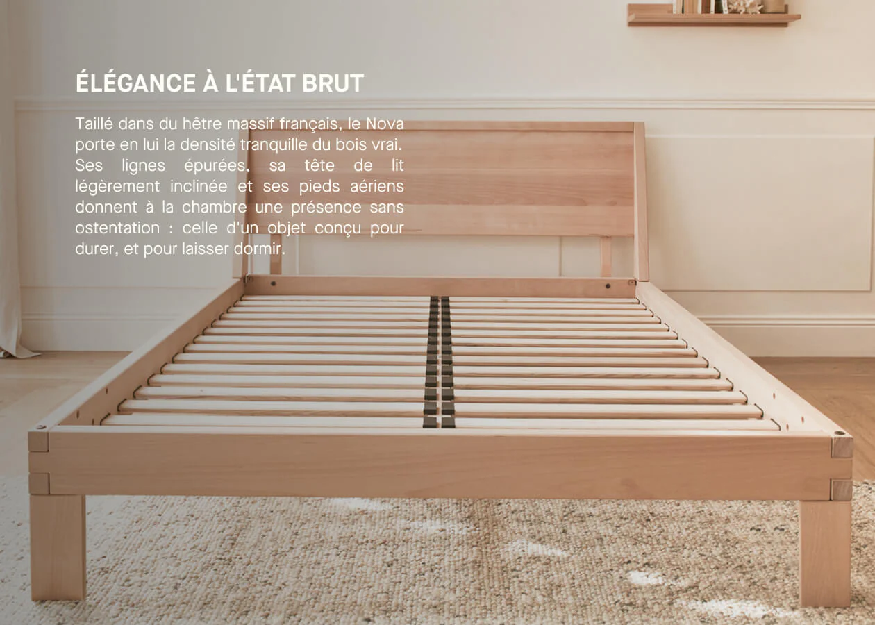Letto in legno massiccio NOVA