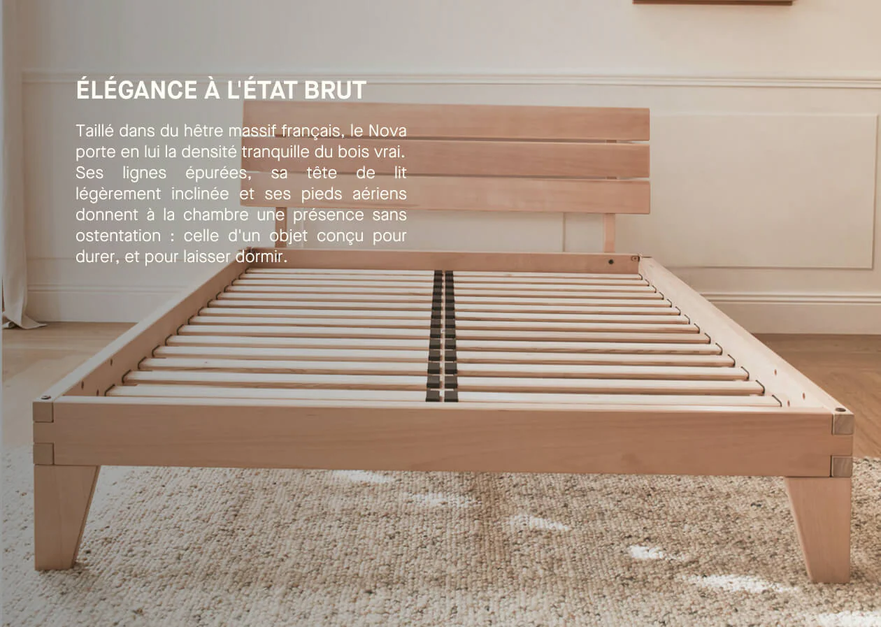 Letto in legno massiccio NOVA