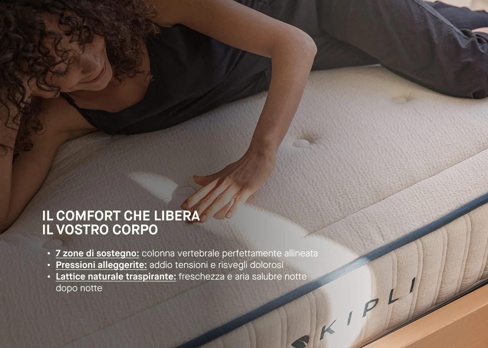 Materasso lattice naturale Kipli