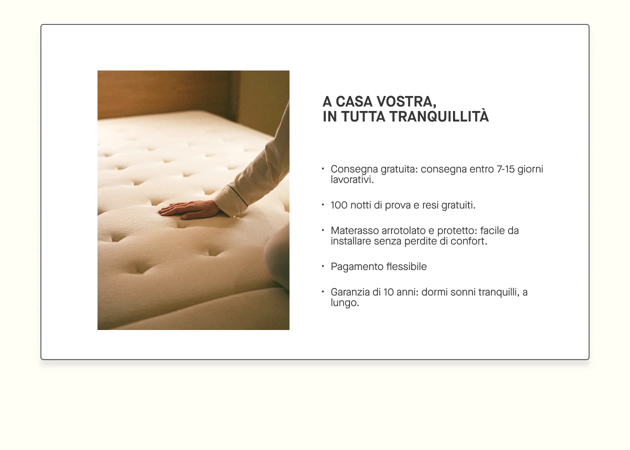 Materasso lattice naturale Kipli