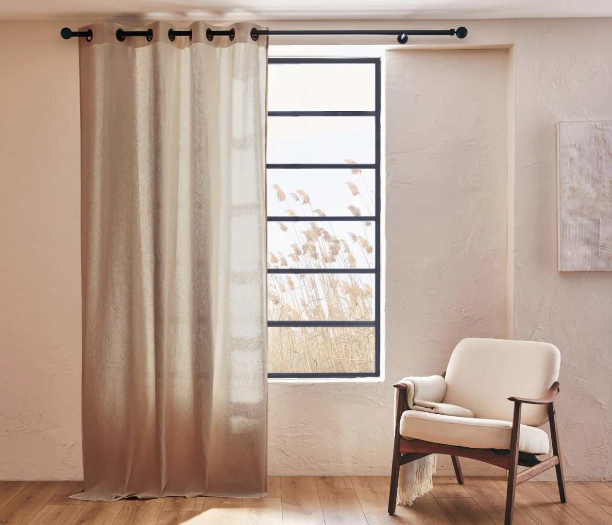 Tenda in lino naturale ALYA