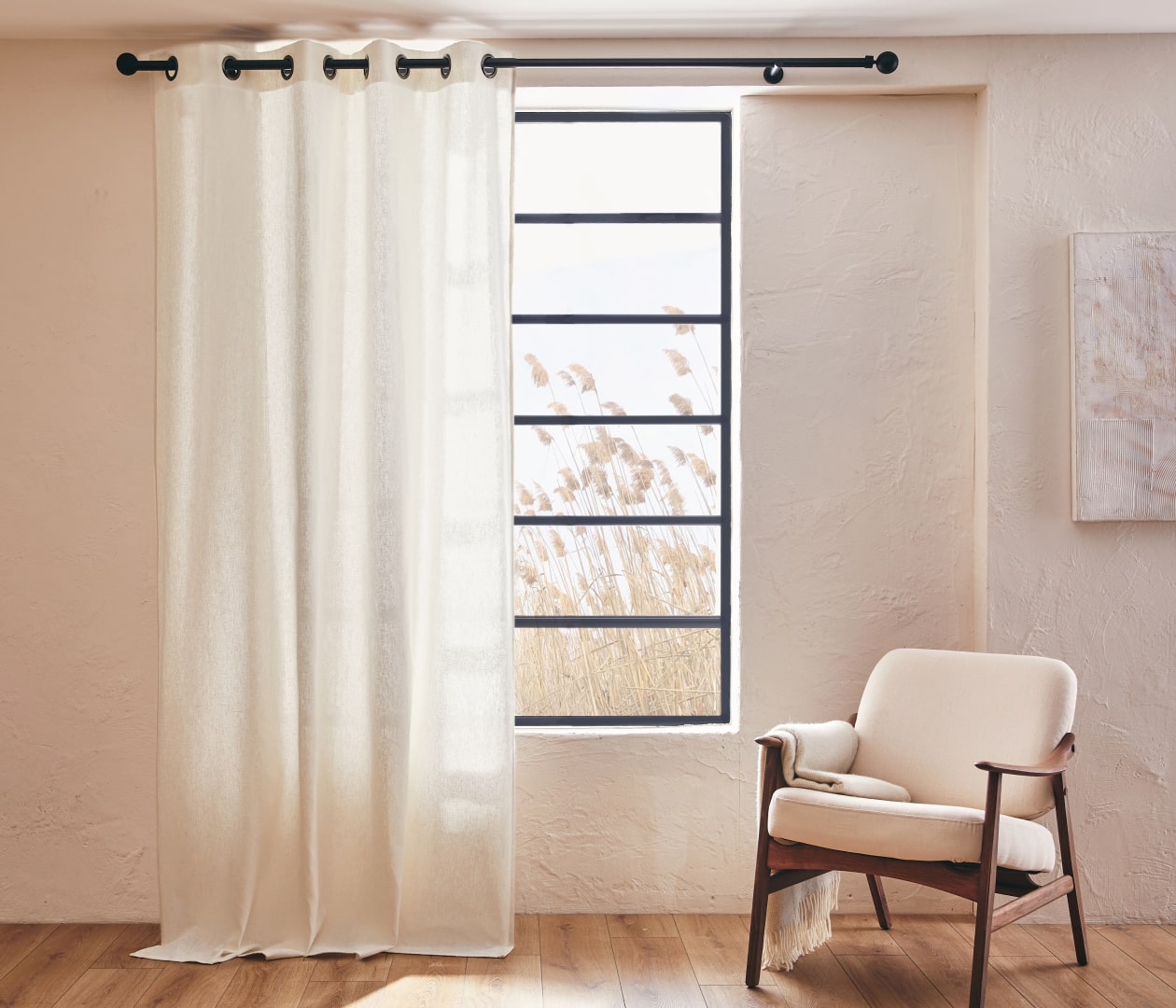 Tenda in lino naturale ALYA