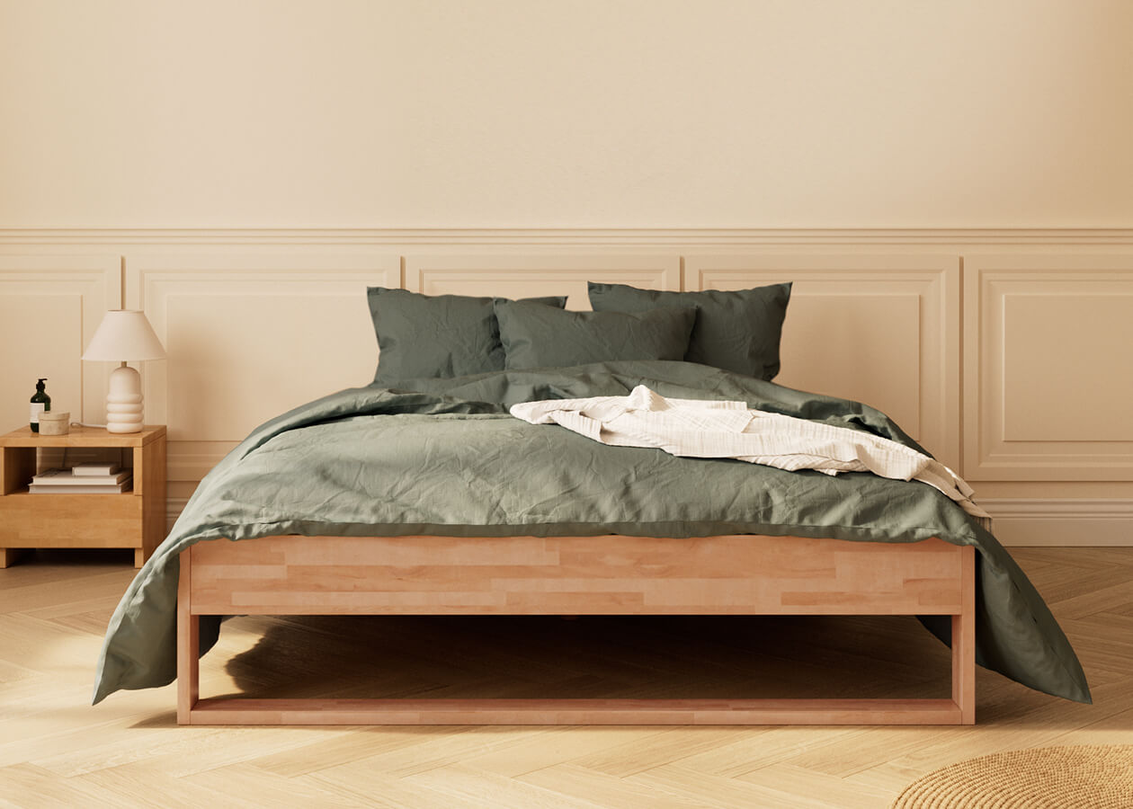 Letto in legno massiccio AVA