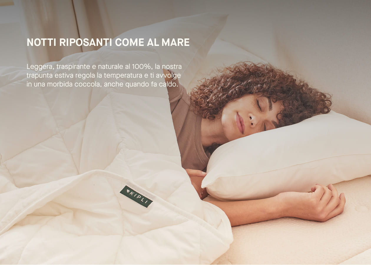 Piumino estivo naturale