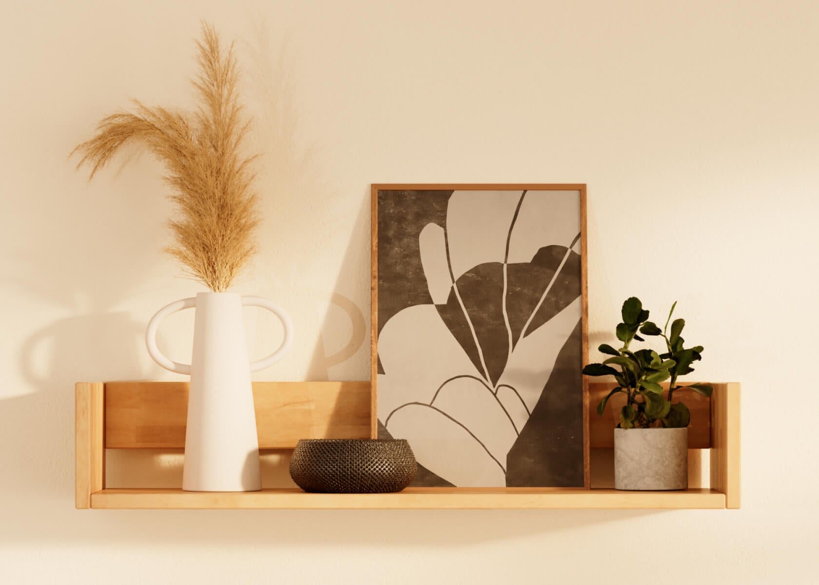 Mensola in legno massiccio AVA